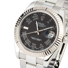 ROLEX DATEJUST II REF. 116334 BLACK ROMAN DIAL