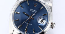 ROLEX OYSTER DATE 6694 BLUE INDEX DIAL