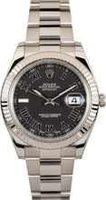ROLEX DATEJUST II REF. 116334 BLACK ROMAN DIAL